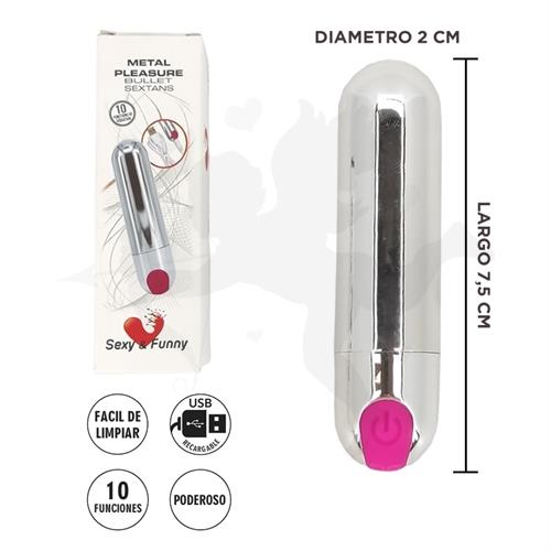 Sextans : USB Bala Vibradora Varias Velocidades